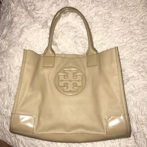 Tory Burch mini Ella tan purse